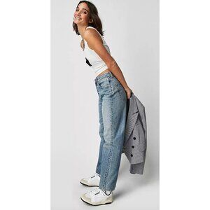 Free People Citizens of Humanity Devi Low-Slung Baggy Tapered Jeans Sz 26 Token
